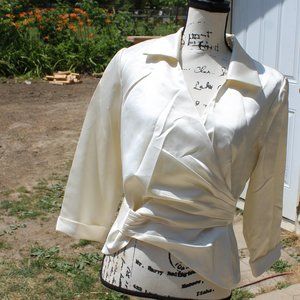 Women's Tie Cross Top - Size 12 - Coldwater Creek